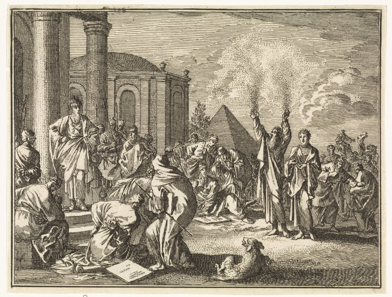 Piaga delle ulcere da Jan Luyken