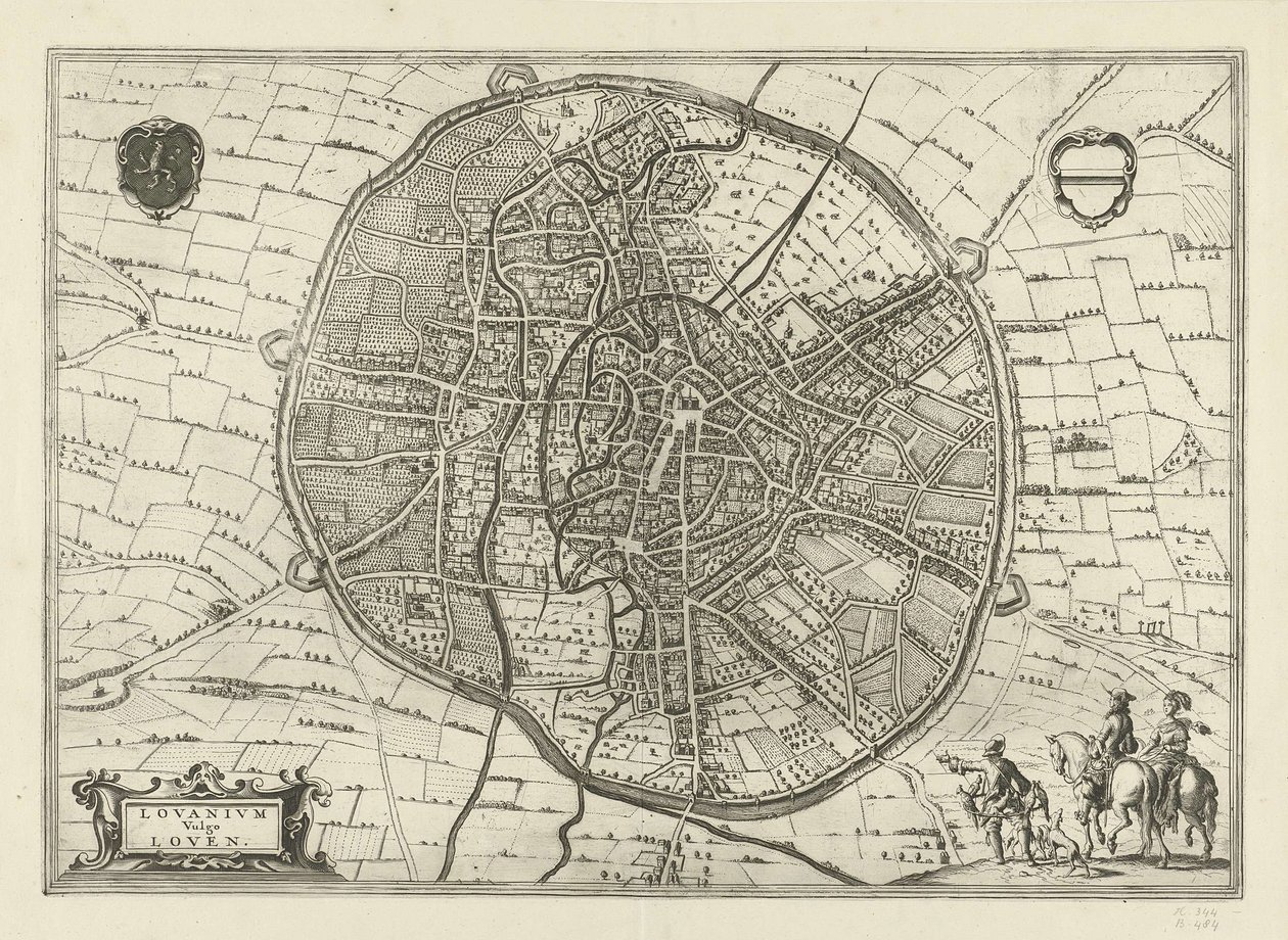 Piano di Leuven, 1581 da Jan Luyken