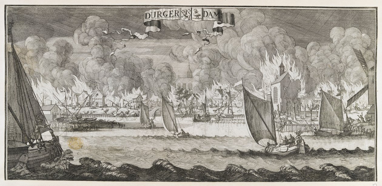 Veduta del villaggio di Durgerdam, vicino ad Amsterdam, durante l