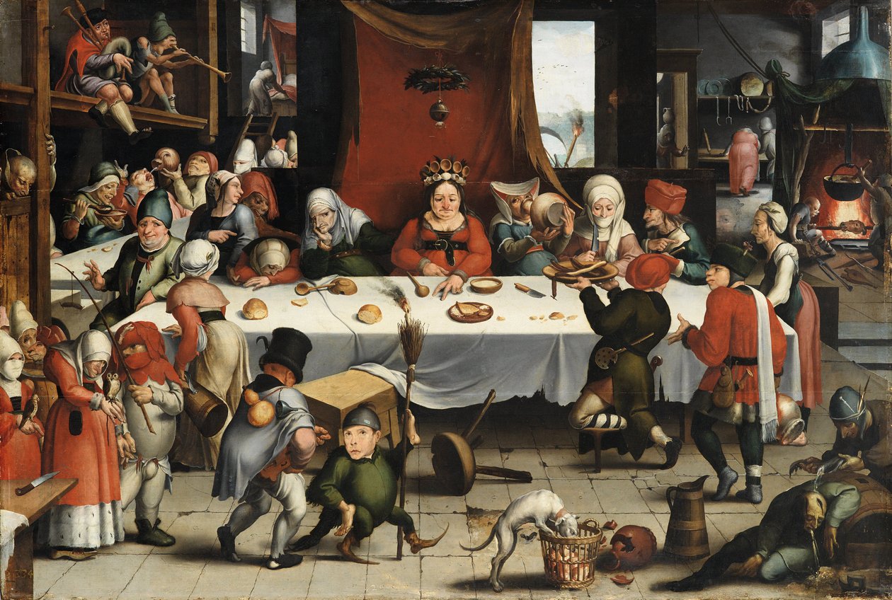 Festa Burlesca, c. 1550 da Jan Mandyn