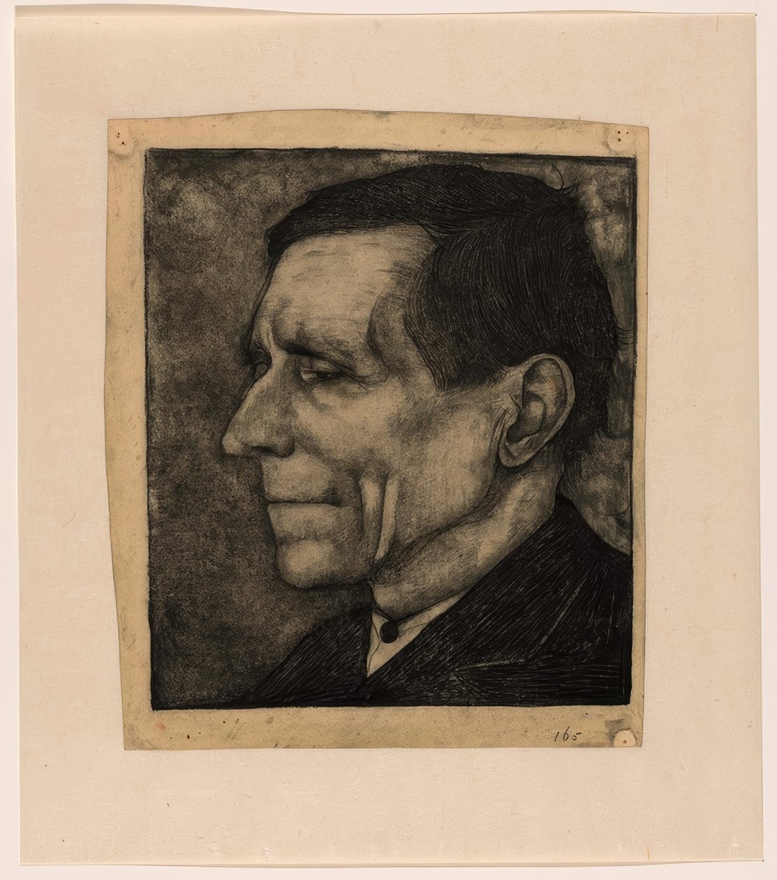 Padre di Jan Mankes, quasi di profilo a sinistra da Jan Mankes