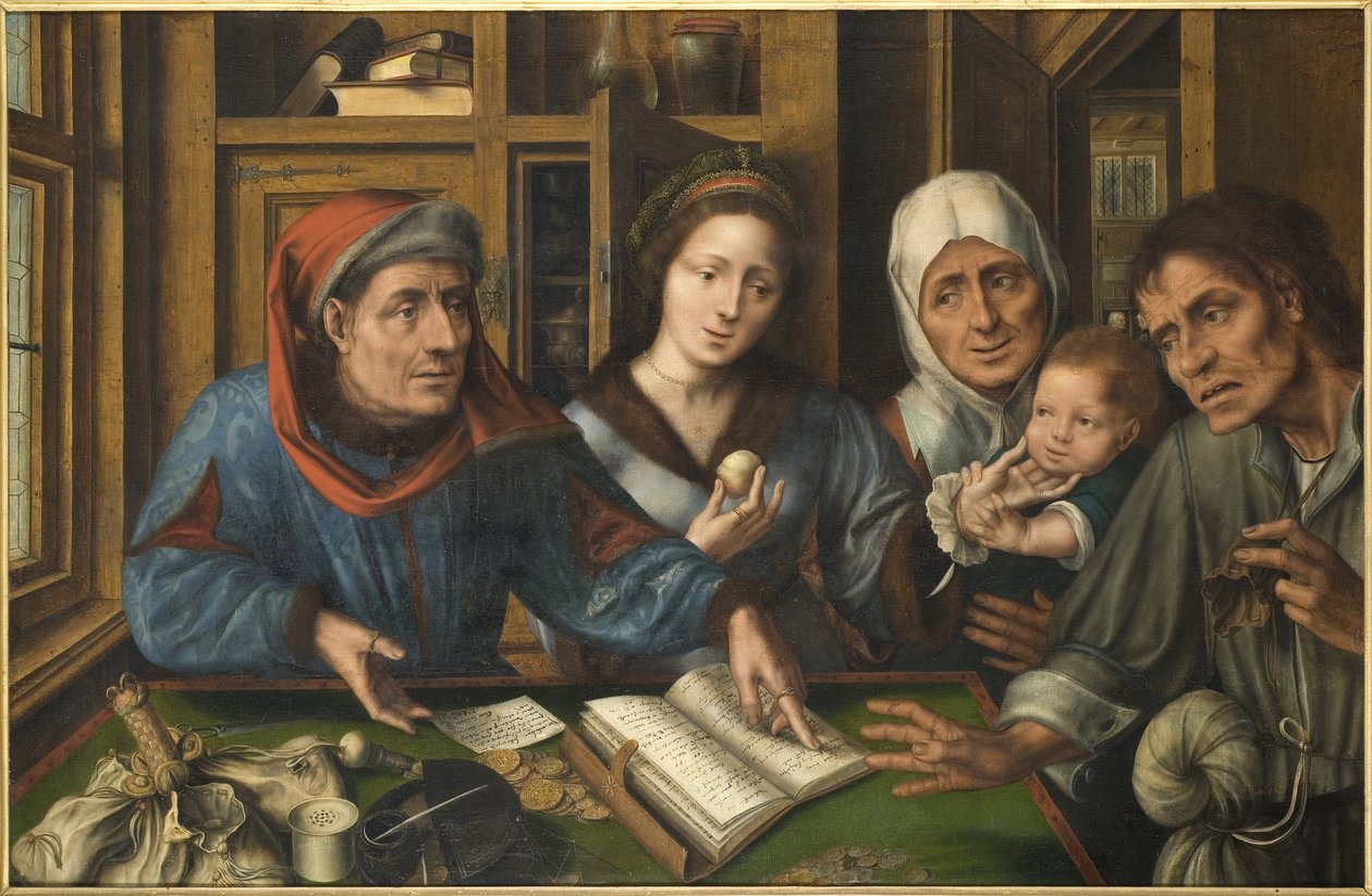Il pagamento della decima da Jan Massys