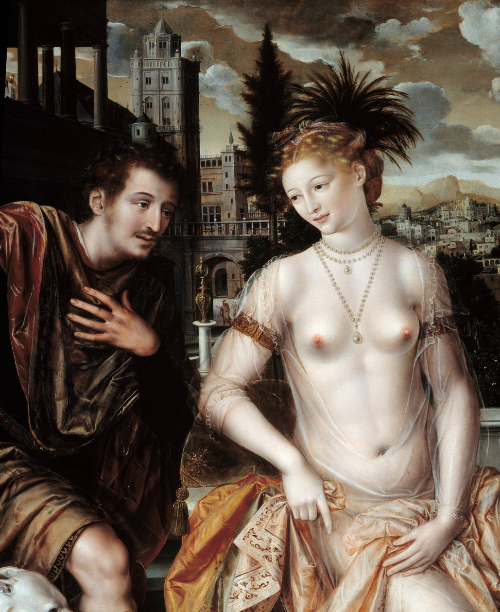 Davide e Betsabea da Jan Massys or Metsys