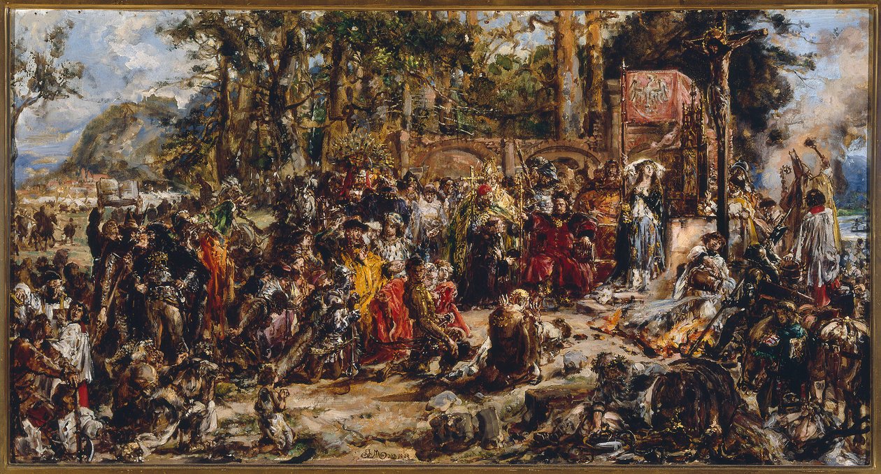 Il battesimo della Lituania. Anno del Signore 1387 da Jan Matejko