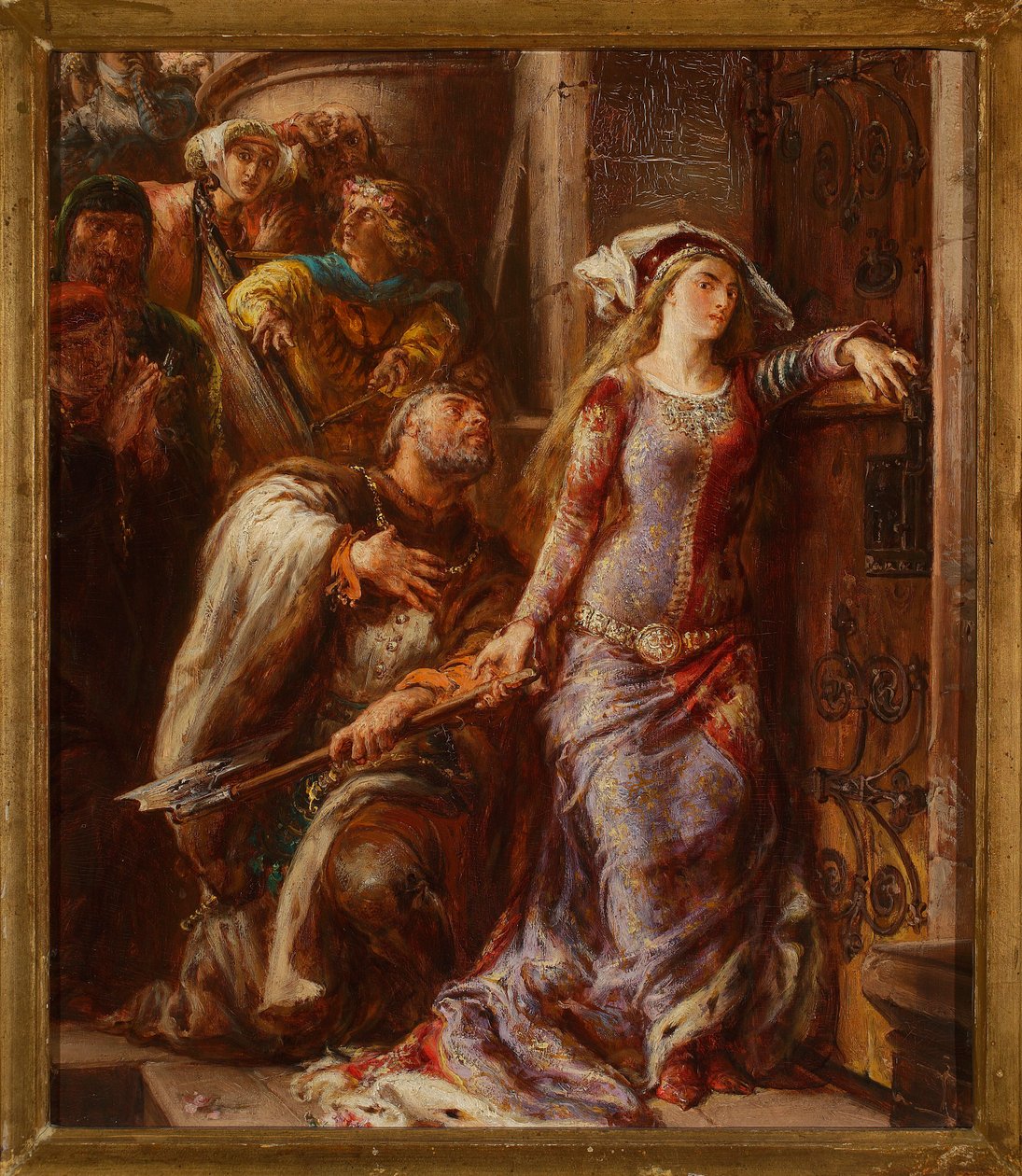 La regina Jadwiga e Dymitr di Goraj da Jan Matejko