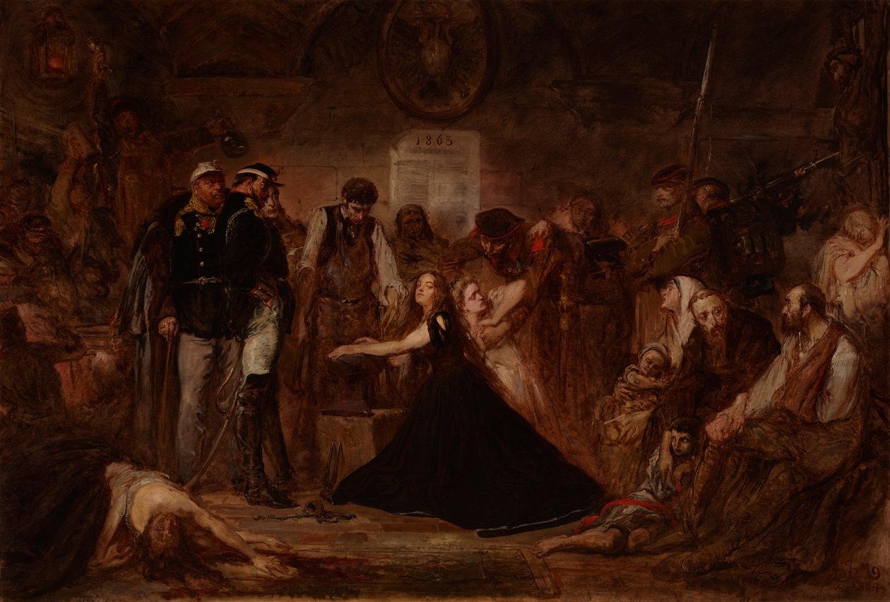 Polonia 1863 (Polonia incatenata) da Jan Matejko