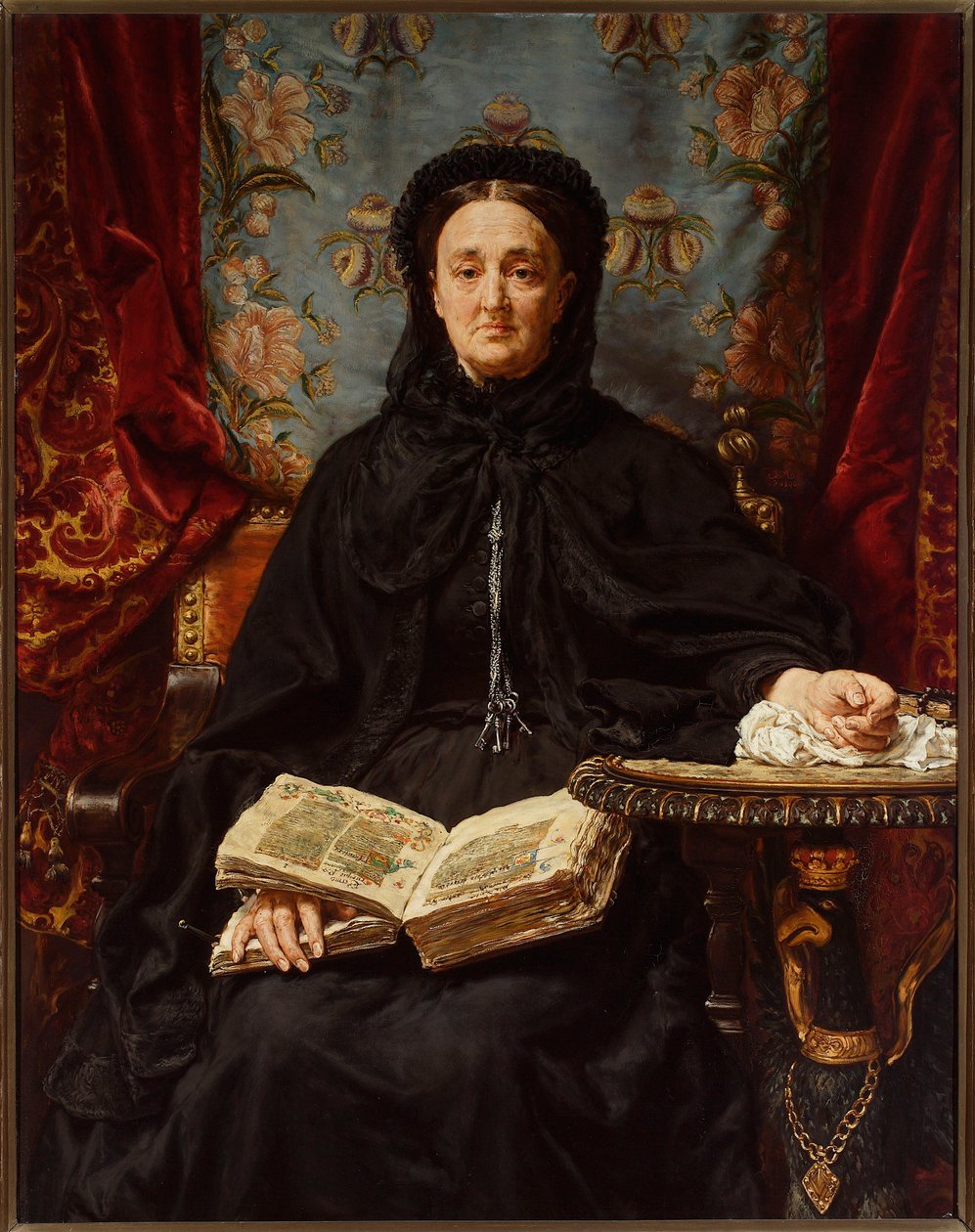 Ritratto di Katarzyna Potocka, nata Branicka (1825-1907), moglie di Adam da Jan Matejko