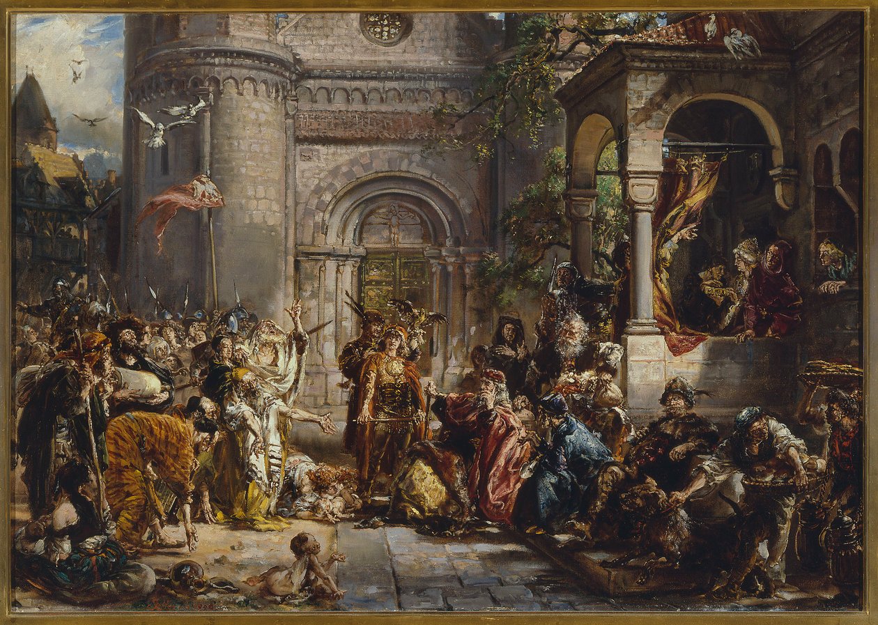 Accoglienza degli ebrei. R.P. 1096 da Jan Matejko