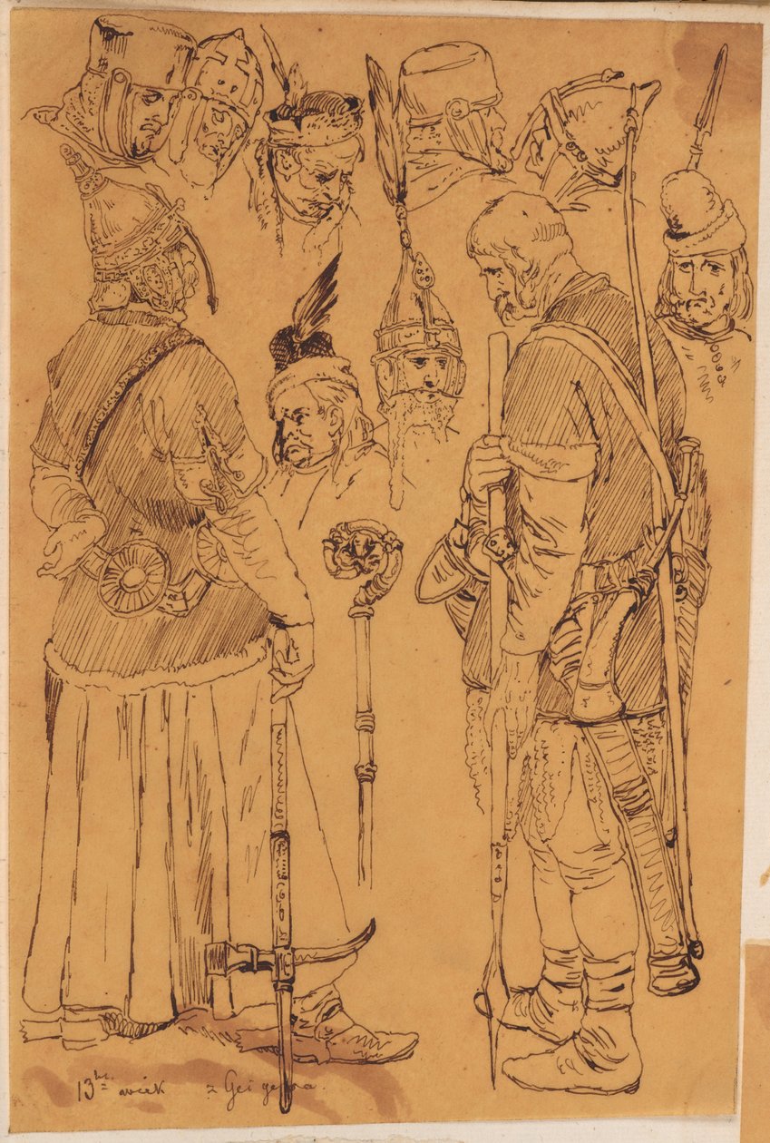 Skarbczyk. Krieger aus dem 13. Jahrhundert da Jan Matejko