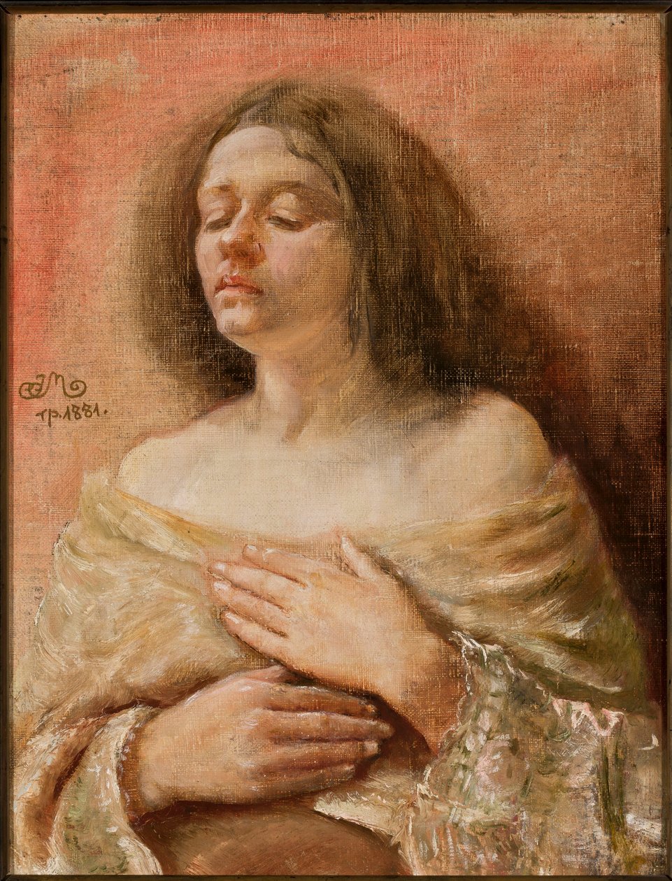 Studio di ritratto di donna da Jan Matejko