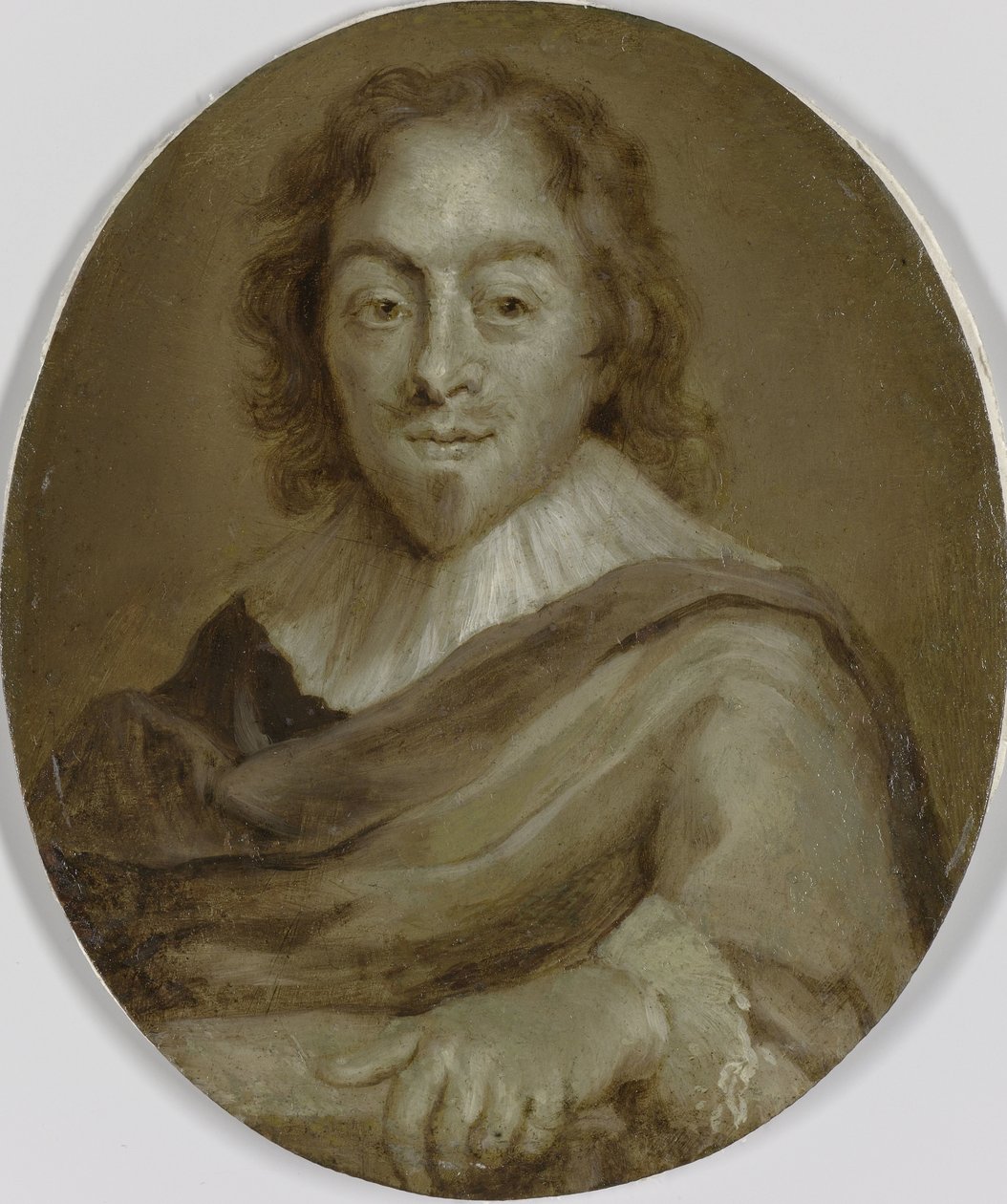 Ritratto di Constantijn Huygens, poeta, segretario del principe Federico Enrico e del principe Guglielmo II e primo consigliere e tesoriere di Guglielmo III da Jan Maurits Quinkhard