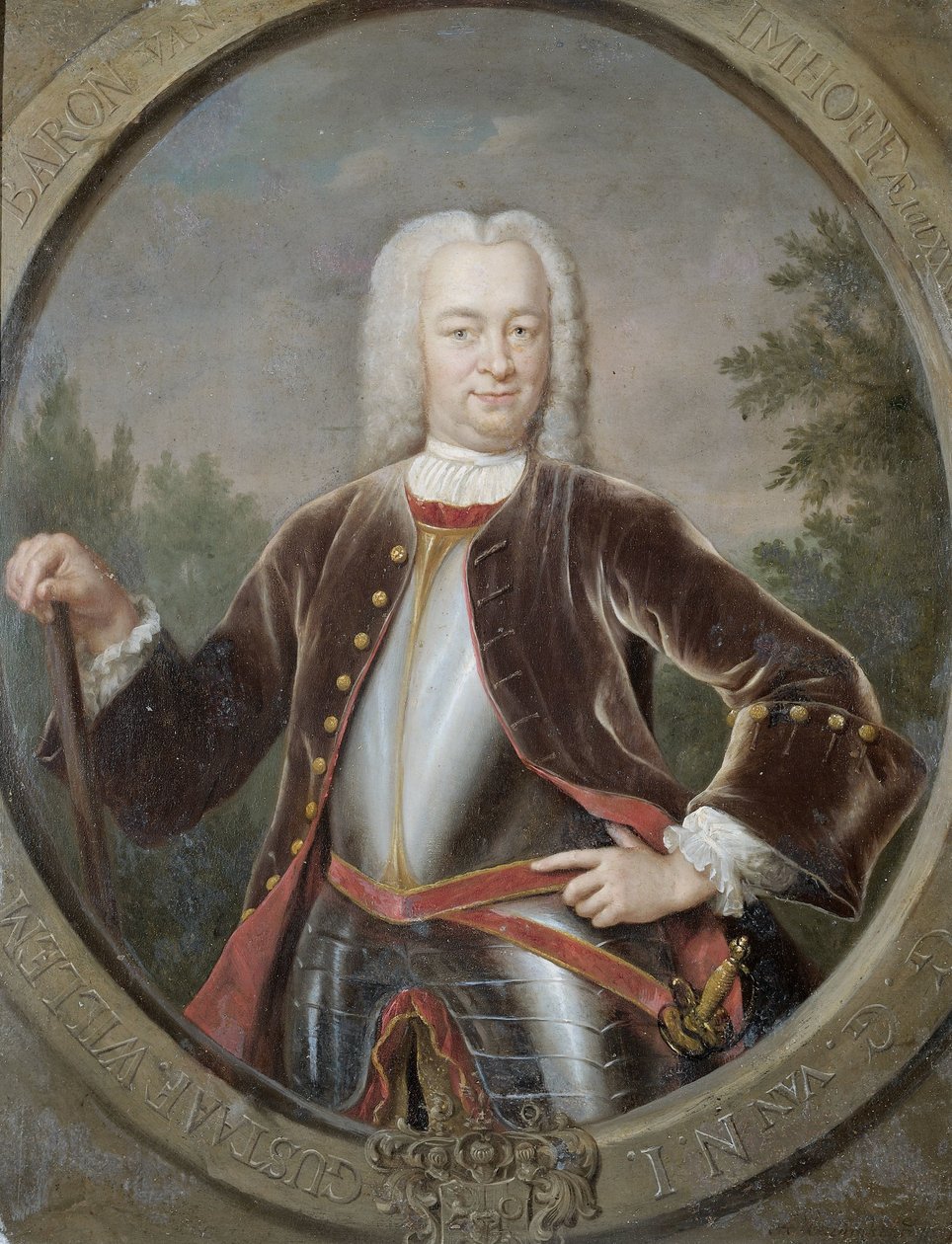Ritratto di Gustaaf Willem, Barone van Imhoff, Governatore Generale della Compagnia Olandese delle Indie Orientali da Jan Maurits Quinkhard