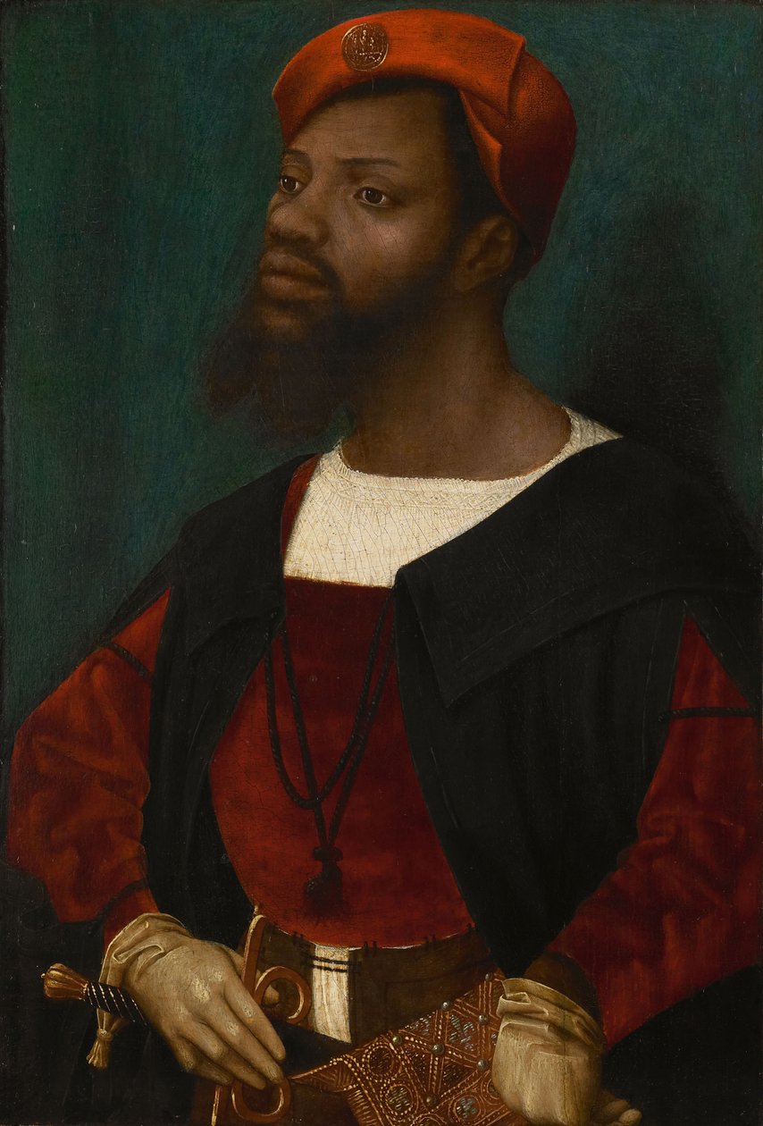 Ritratto di un uomo africano, ca 1530 da Jan Mostaert