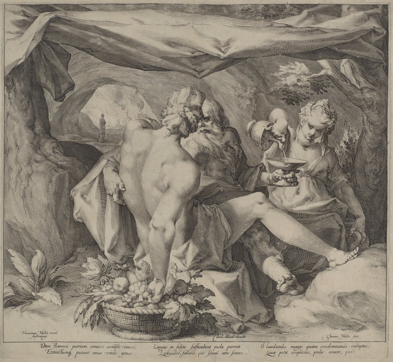 Lot e le sue figlie da Jan Muller