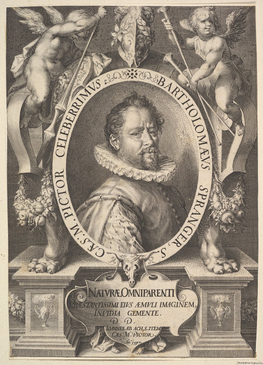 Ritratto di Bartholomeus Spranger da Jan Muller