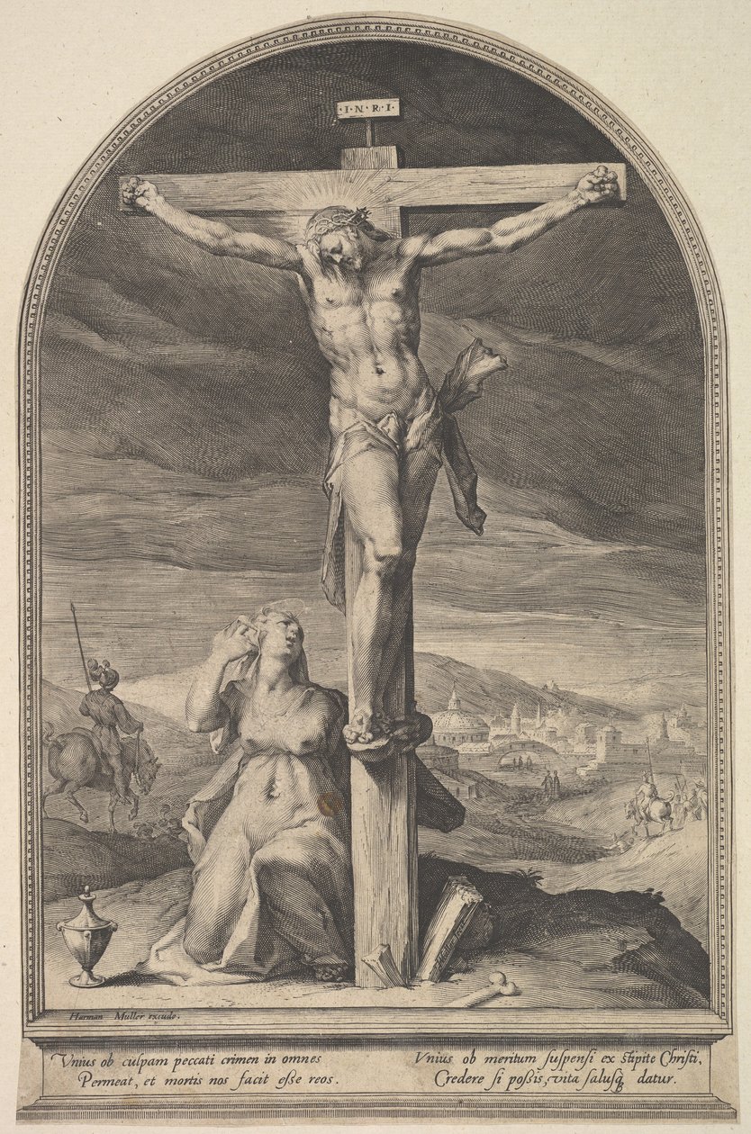 Santa Maria Maddalena ai piedi della croce da Jan Muller