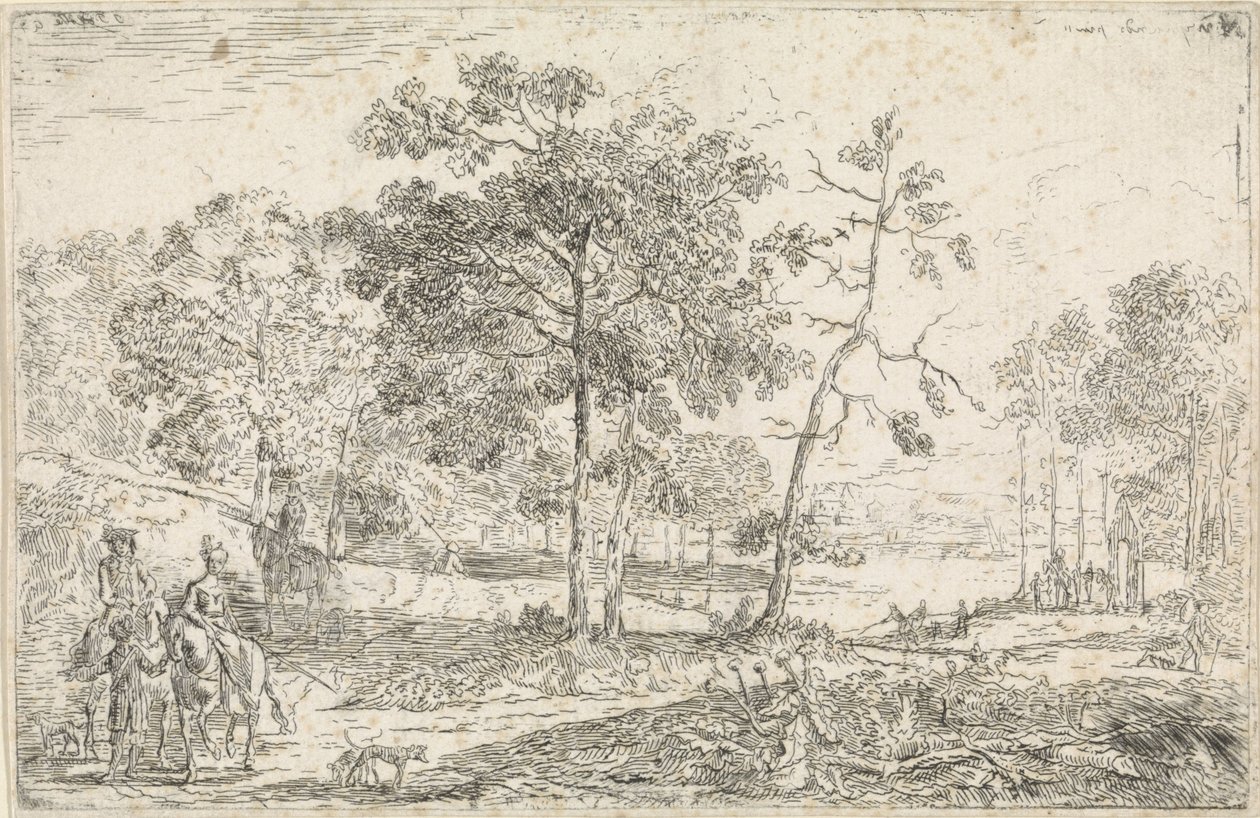 Paesaggio con cavalieri da Jan Palthe