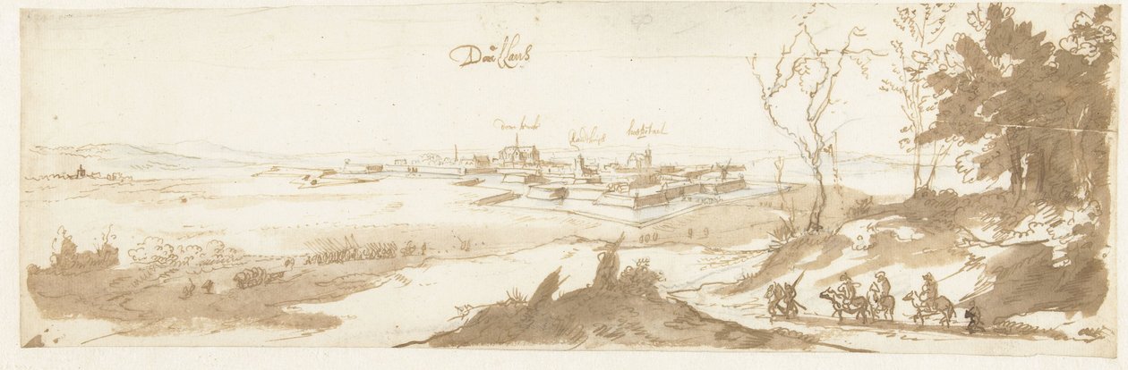 Veduta di Doullens da Jan Peeters (I)