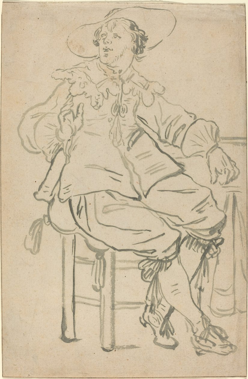 Cavaliere seduto da Jan Philipz van Bouckhorst
