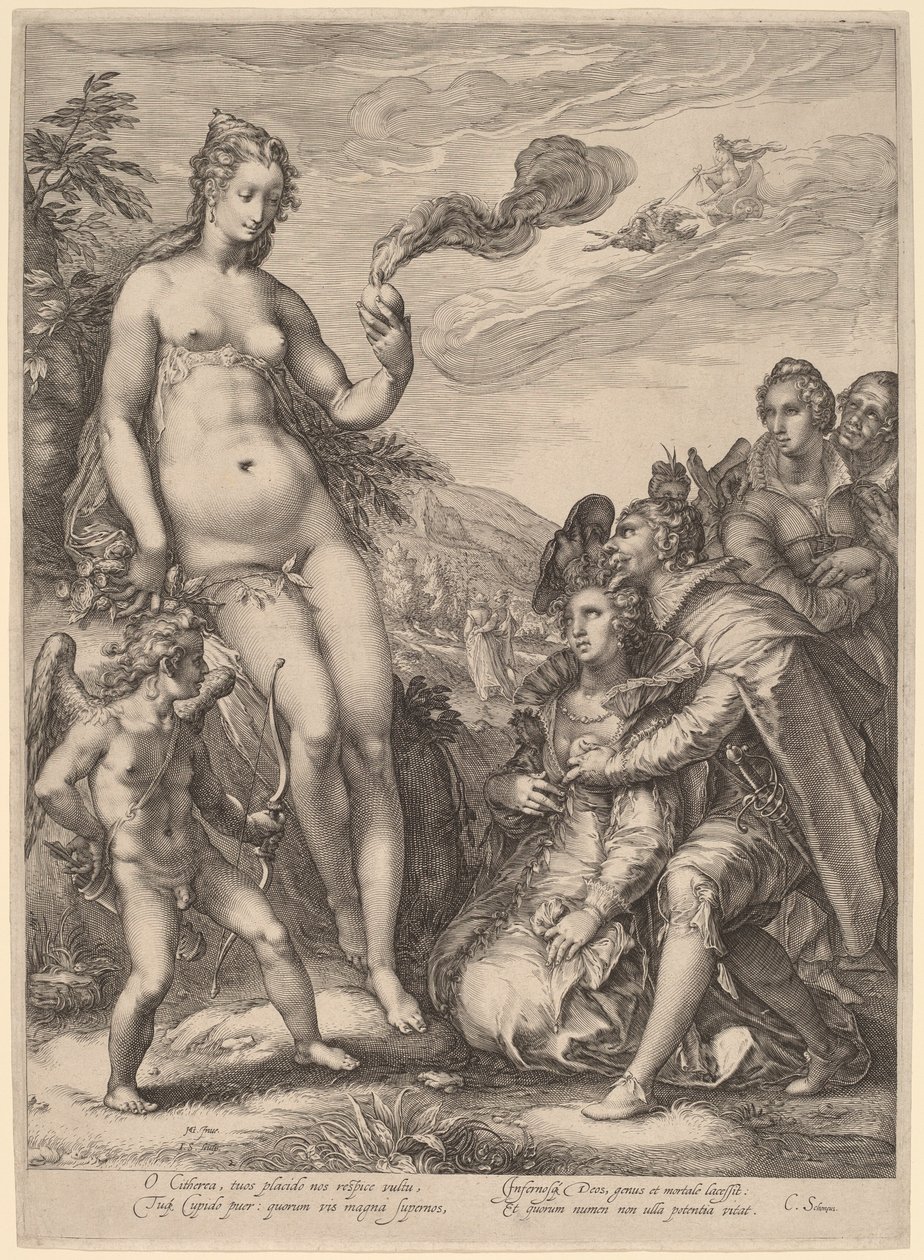 Il culto di Venere da Jan Pietersz Saenredam, after Hendrik Goltzius