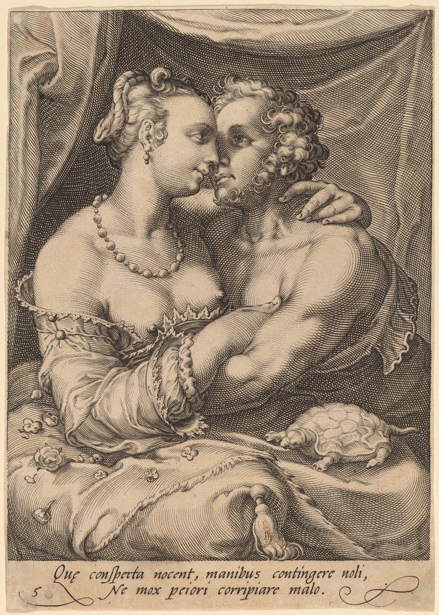 Tatto da Jan Pietersz Saenredam after Hendrik Goltzius
