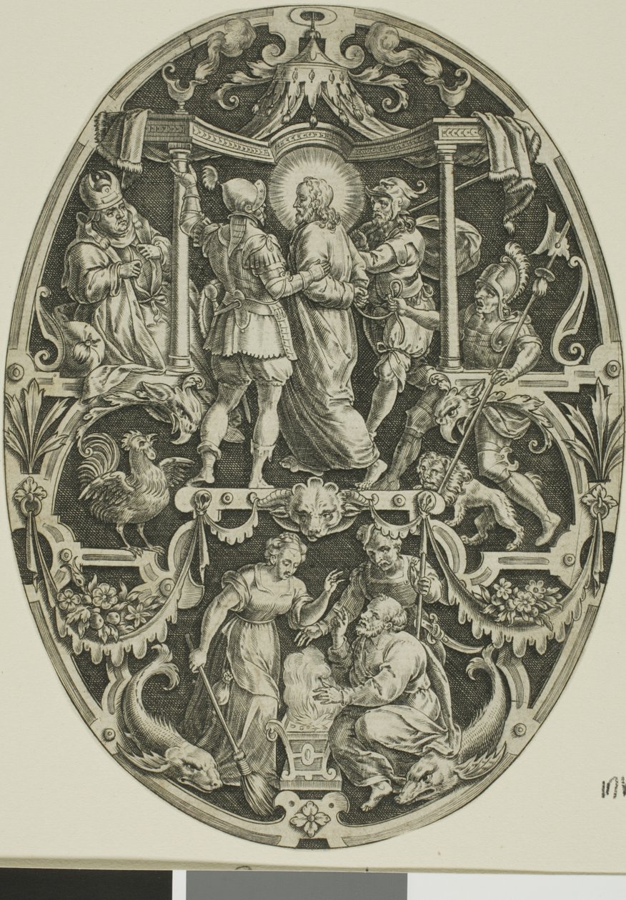 Arresto di Cristo, dalla Passione di Cristo da Jan Sadeler I