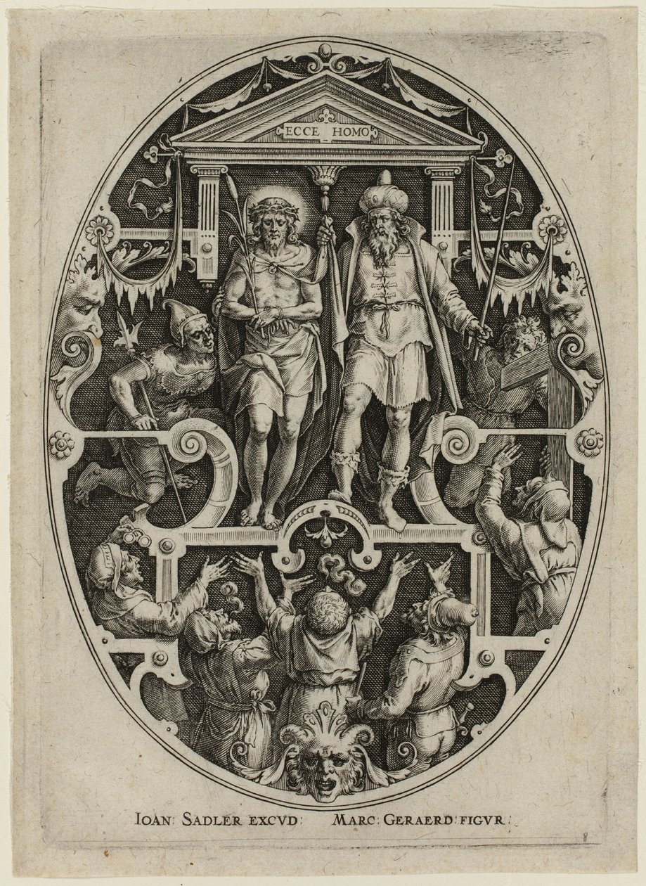 Ecce Homo, dalla Passione di Cristo da Jan Sadeler I