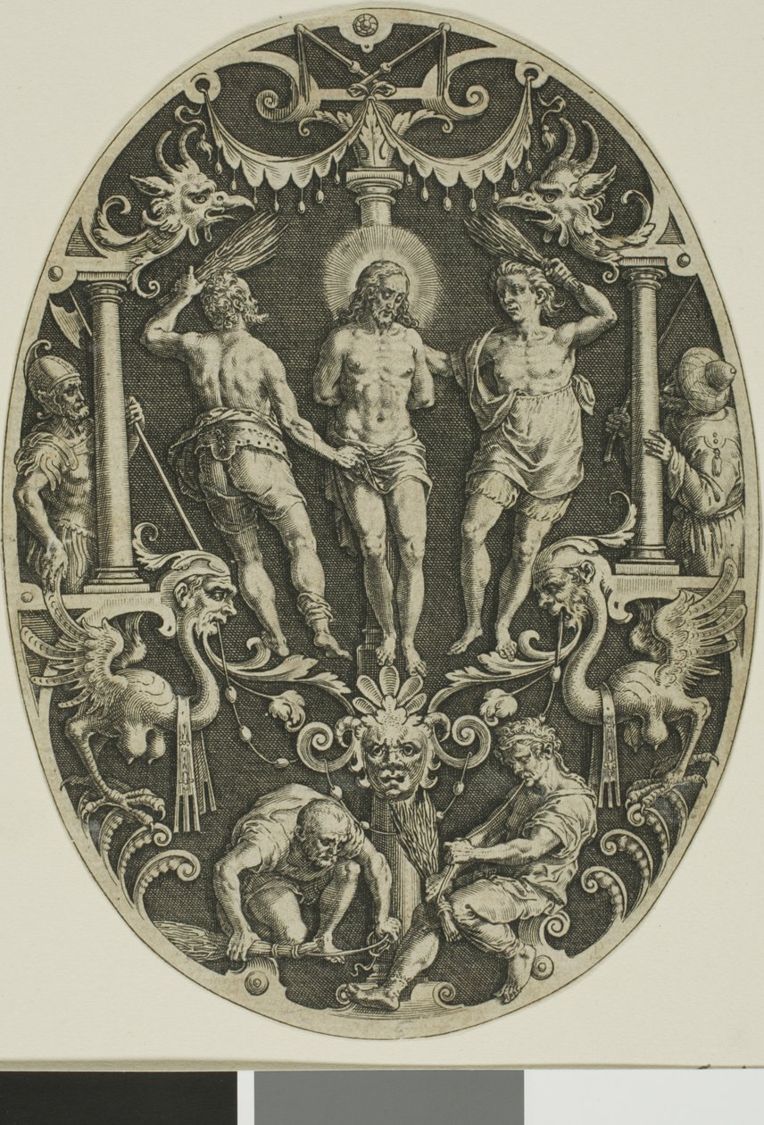 Flagellazione, dalla Passione di Cristo da Jan Sadeler I