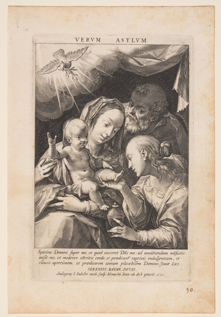 Sacra Famiglia da Jan Sadeler I