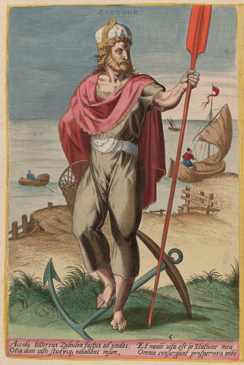 Zebulon da Jan Sadeler I after Crispen van den Broecke