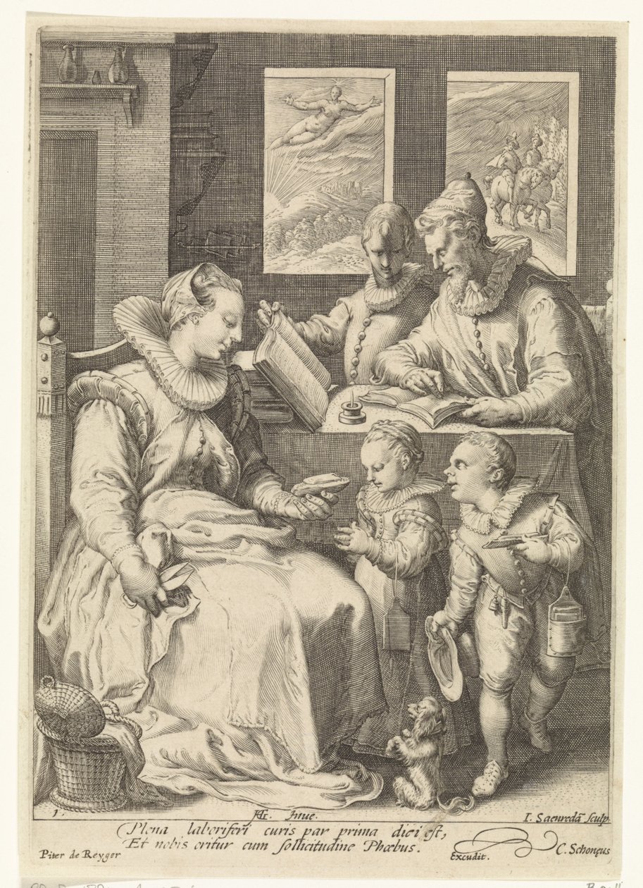 Il mattino da Jan Saenredam