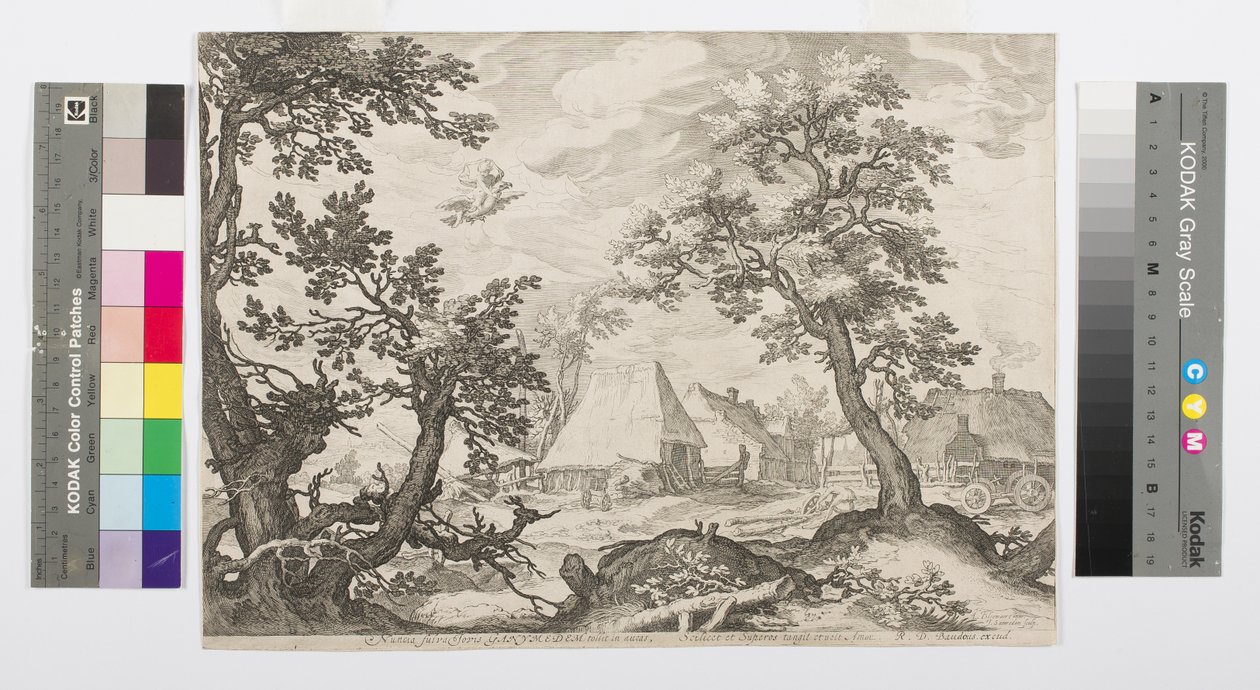 Paesaggio che mostra il rapimento di Ganimede, c.1600 da Jan Saenredam
