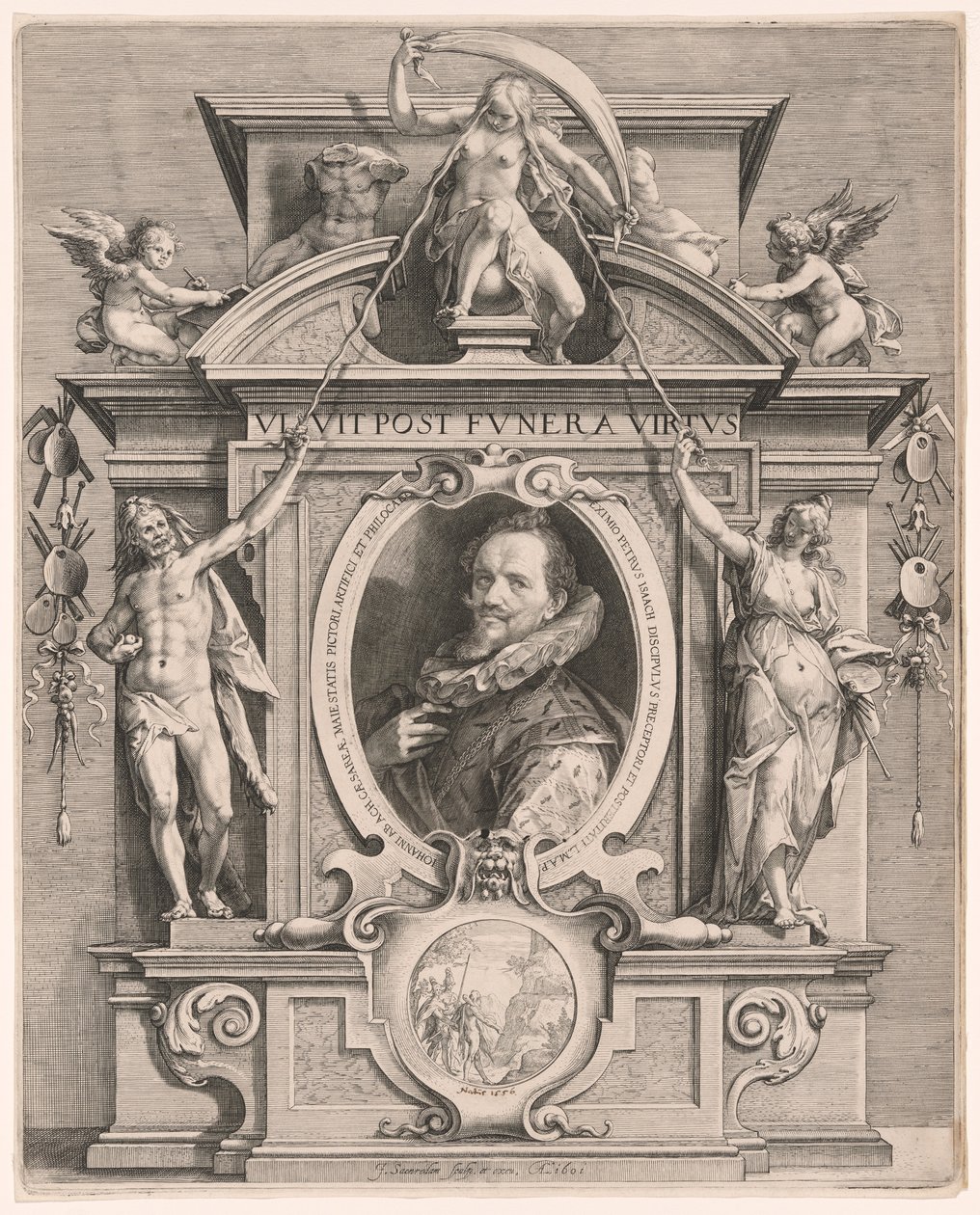 Ritratto di Hans von Aachen da Jan Saenredam