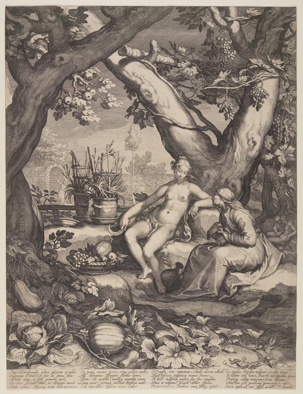 Vertumnus e Pomona da Jan Saenredam