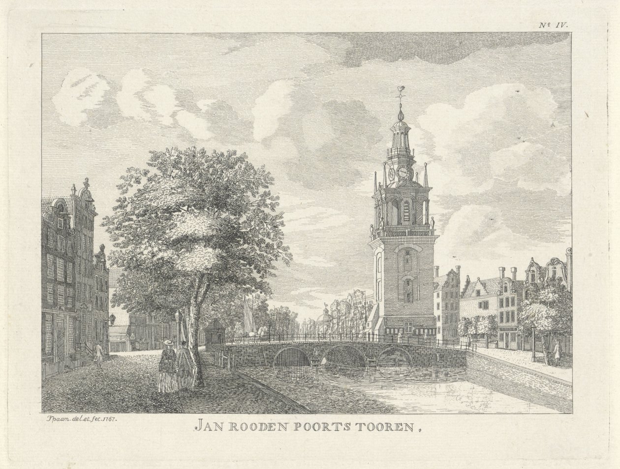 Torre di Jan Roodenpoort ad Amsterdam da Jan Spaan
