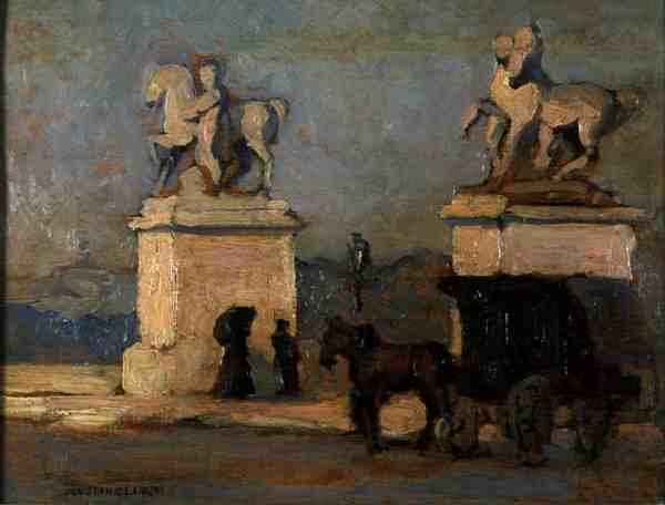 Place de la Concorde, Parigi, c.1900 da Jan Stanislawski