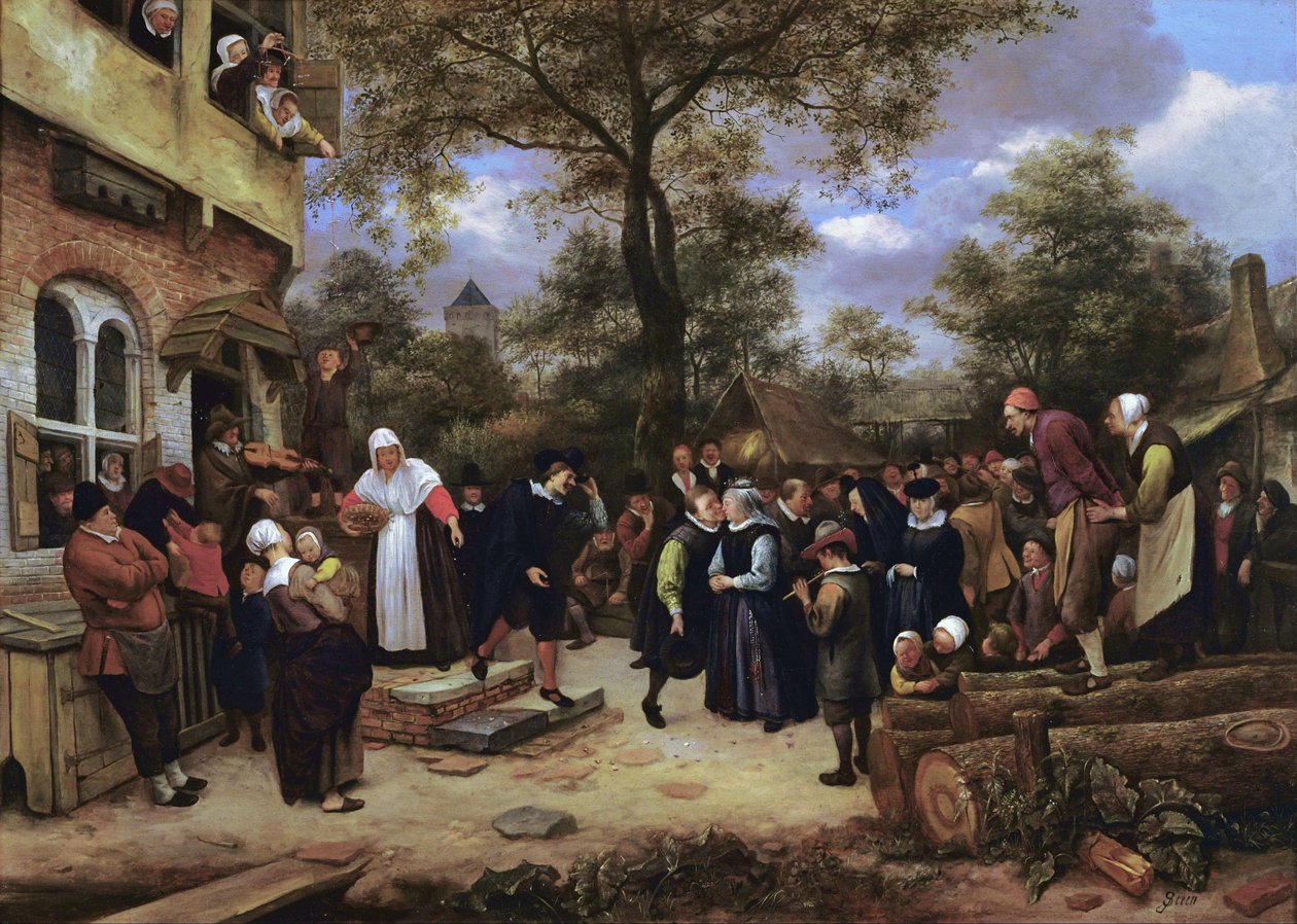 Matrimoni di villaggio da Jan Steen