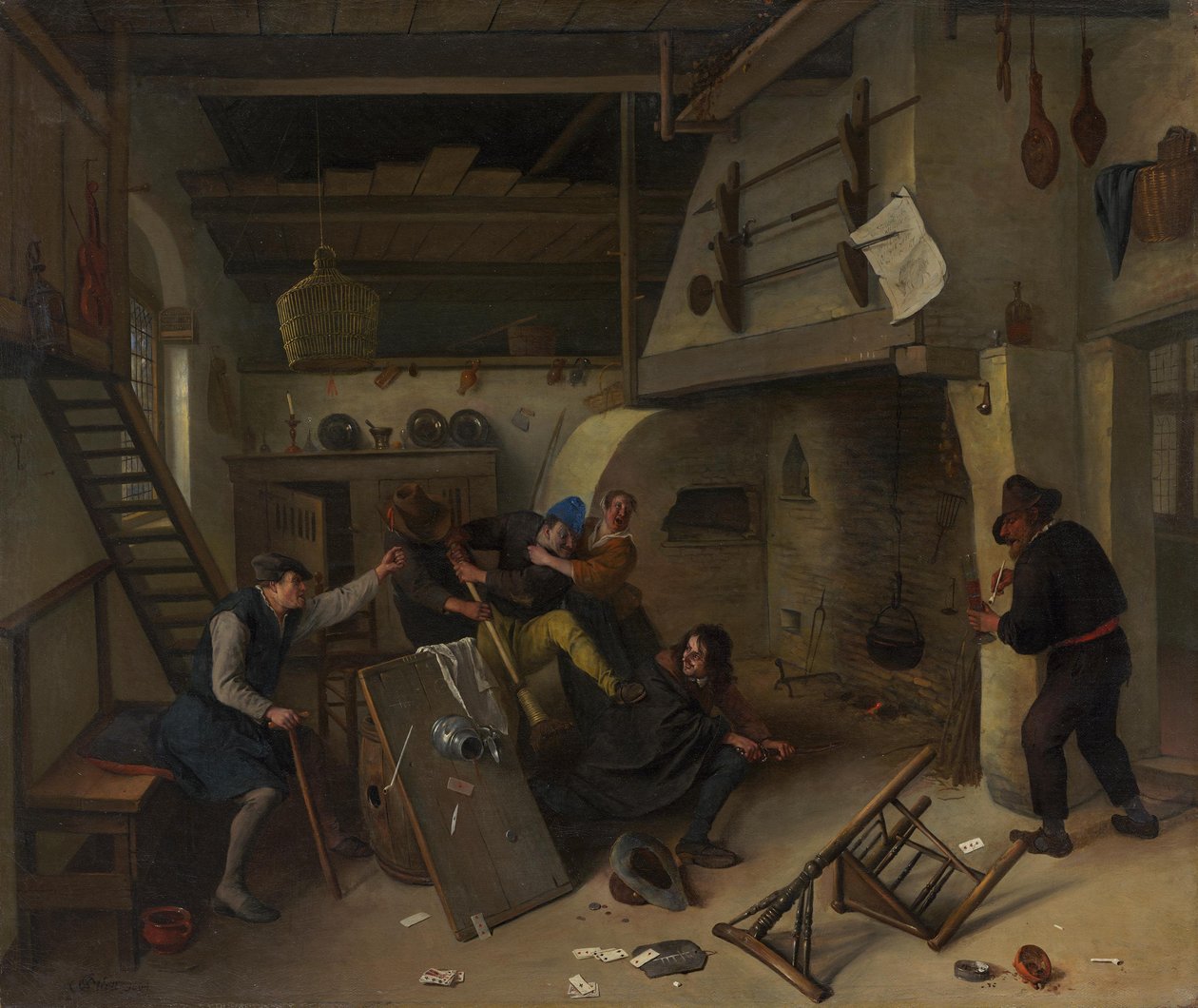 Rissa in una taverna da Jan Steen