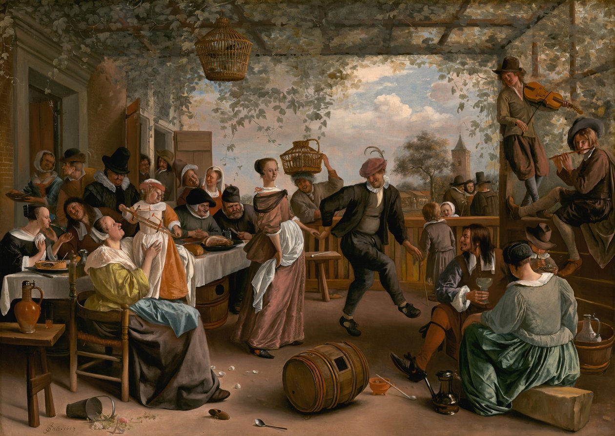 La coppia danzante da Jan Steen