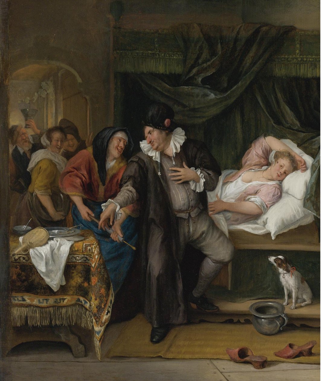 La visita del medico da Jan Steen