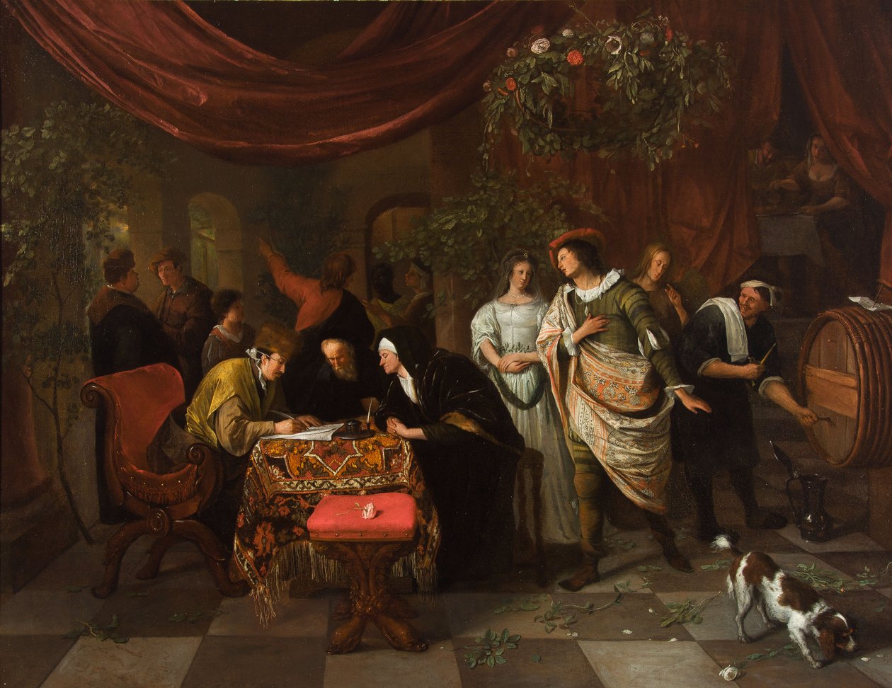 Il matrimonio di Tobias e Sarah da Jan Steen
