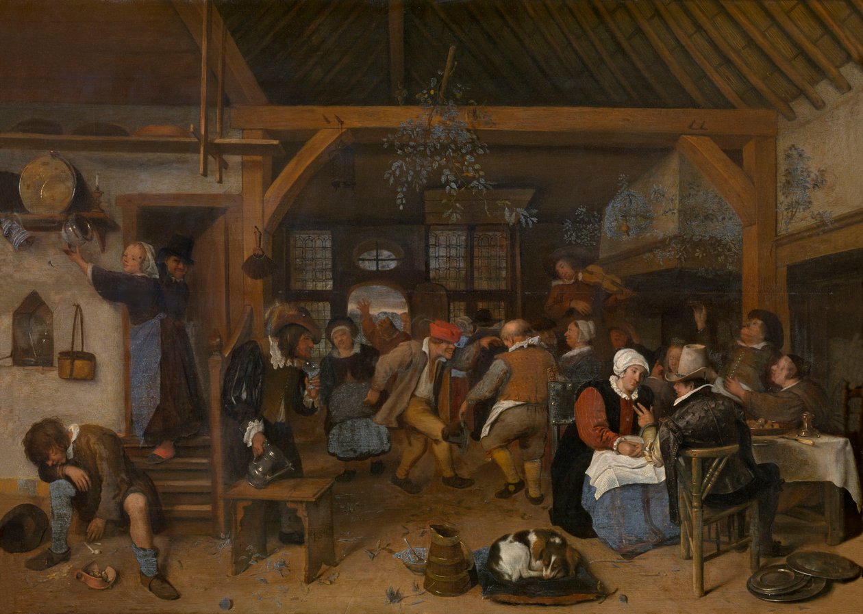 Il banchetto nuziale da Jan Steen
