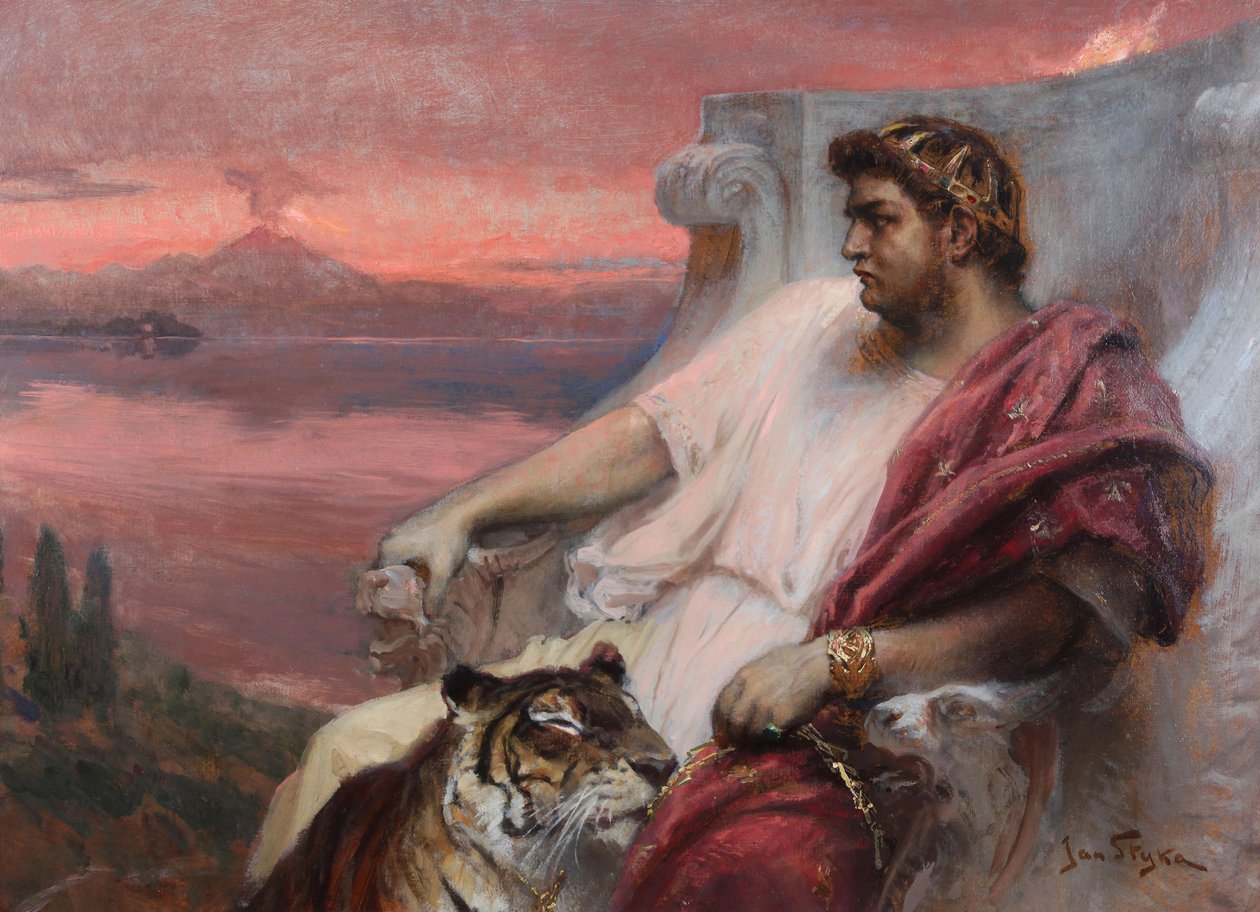 Nerone a Baiae, di Styka, Jan da Jan Styka
