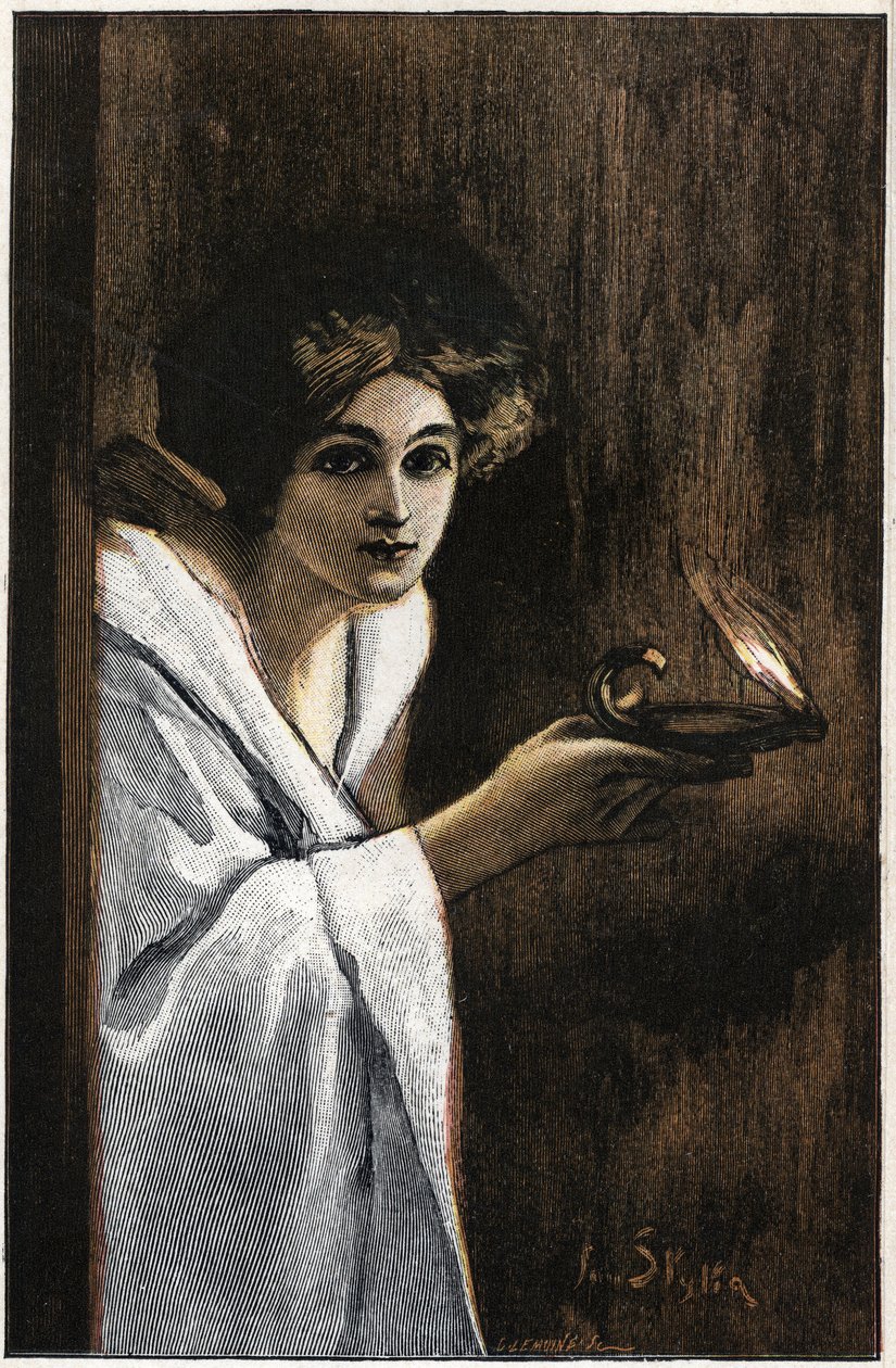 Illustrazione di Jan Styka (1858-1925) per il romanzo "Quo Vadis" di Henryk Sienkiewicz. da Jan Styka