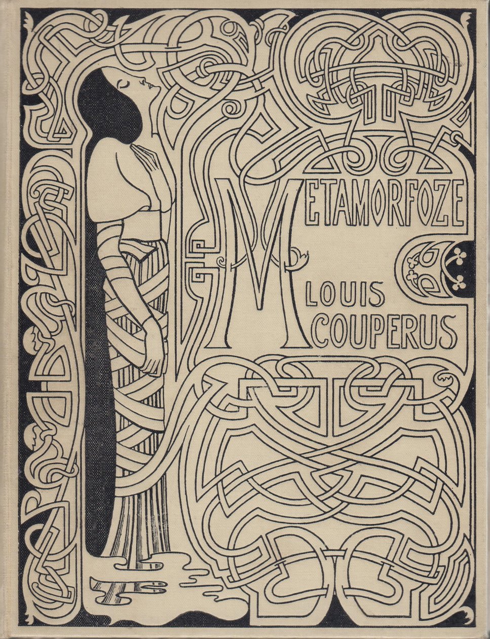 Copertina di Metamorfoze di Louis Couperus, 1897 da Jan Toorop