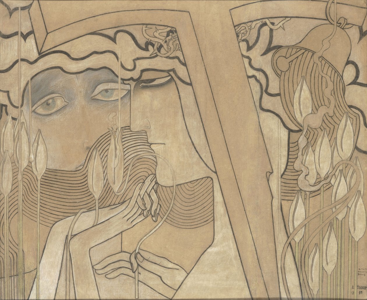 Desiderio e soddisfazione, 1893 da Jan Toorop