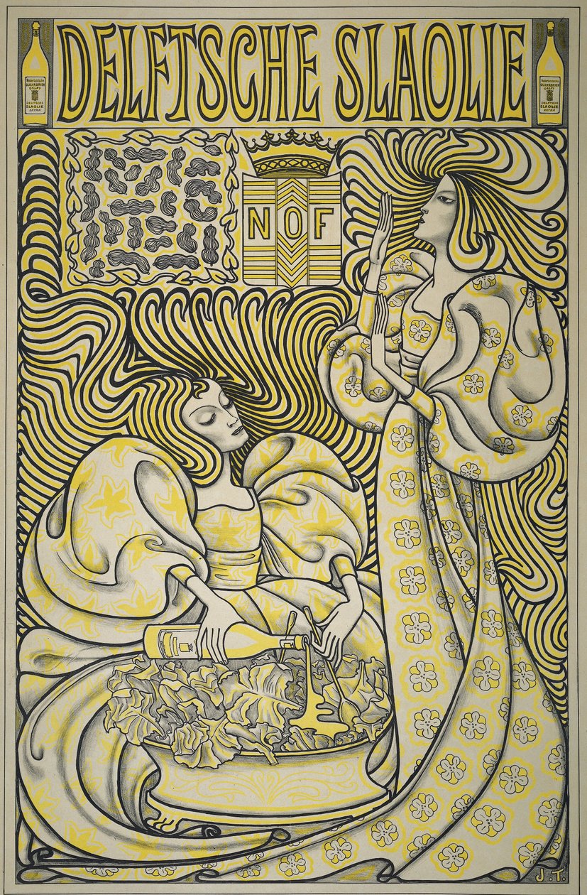 Poster per olio di insalata di Delft da Jan Toorop