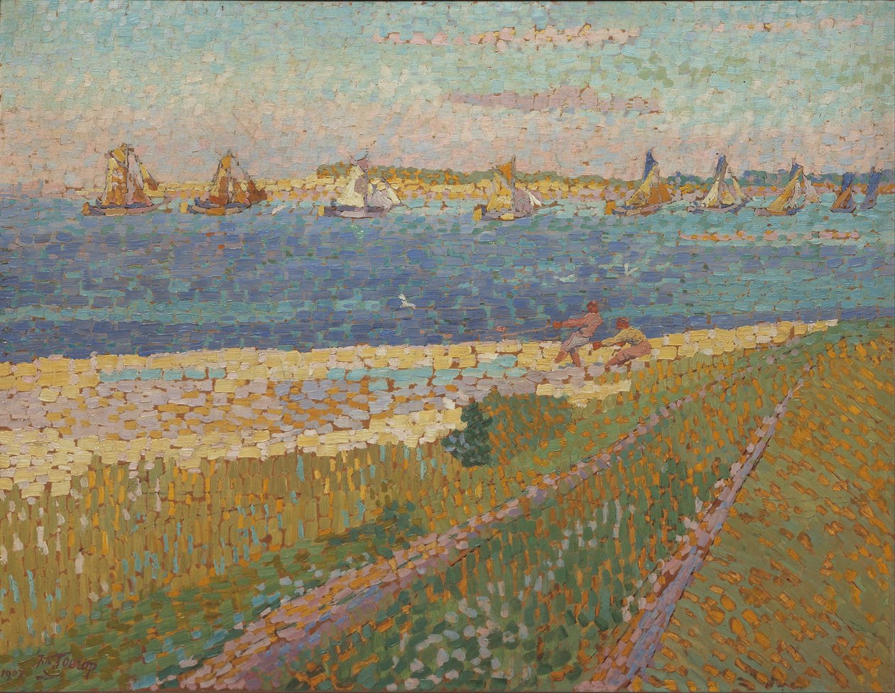 La Schelda vicino a Veere da Jan Toorop