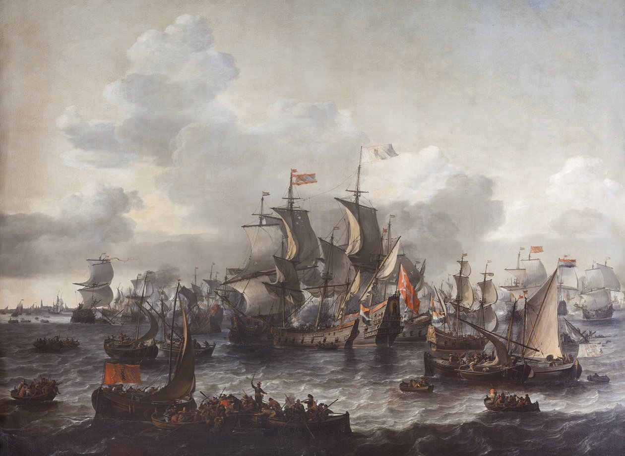 La battaglia dello Zuider Zee, 1573 da Jan Theunisz. Blanckerhoff
