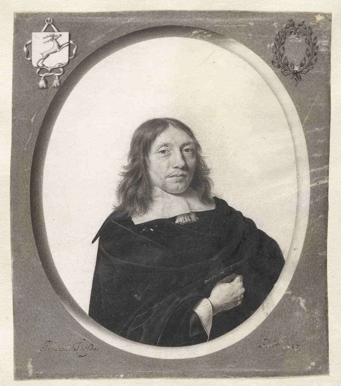 Ritratto di Gijsbert van der Hoeven da Jan Thopas
